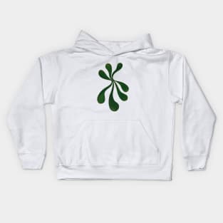 green blob Kids Hoodie